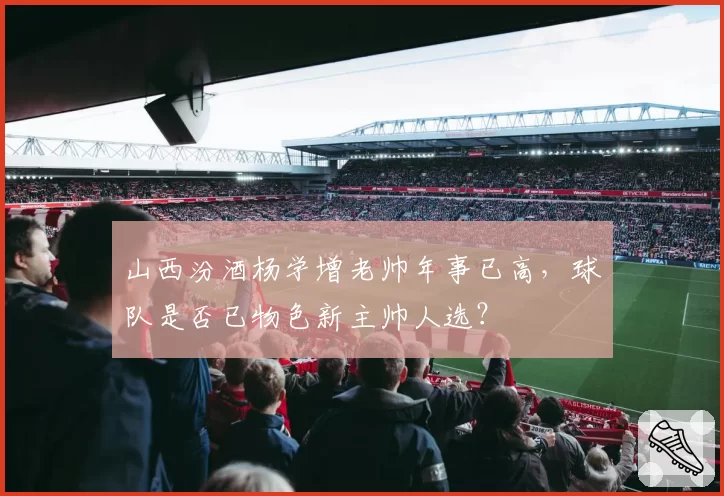 山西汾酒杨学增老帅年事已高，球队是否已物色新主帅人选？